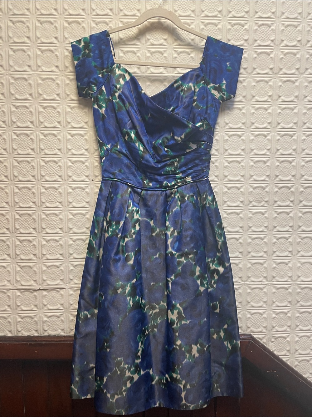 1950s Floral Fit-and-Flare Dress